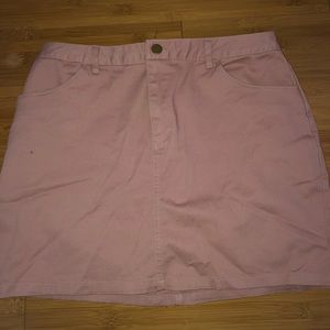 Pink skirt